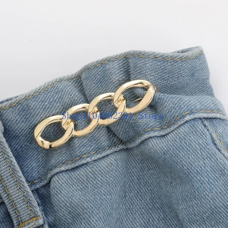 5asd Twist Tighten Waist Button for Women Skirt Jeans Adjustable Waist Clip