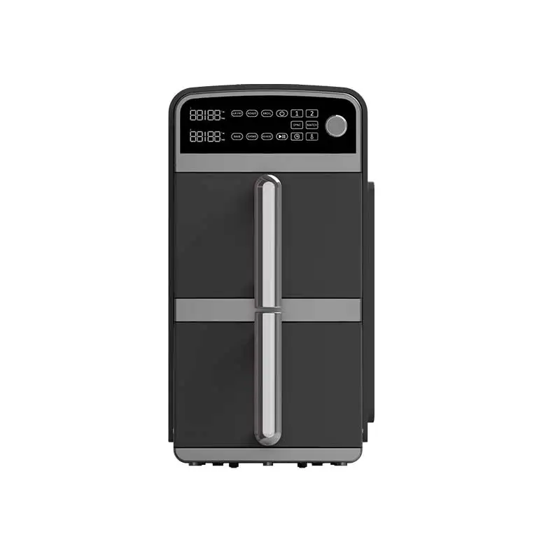 High Quality Stainless Steel Electric Digital Vertical 10L Double Stack Air Fryer Dual Basket Machine Multifunctional Wholesale