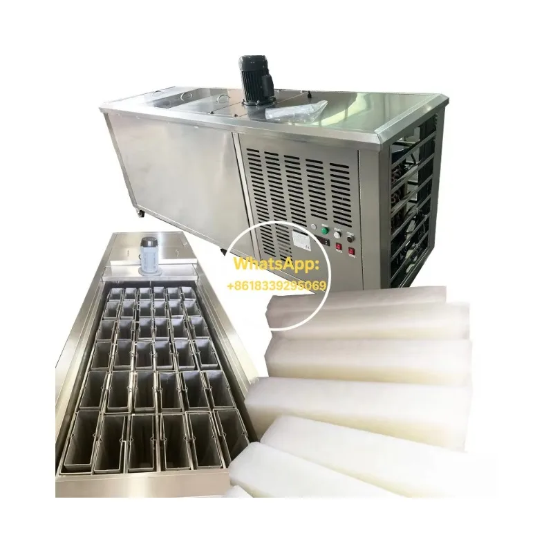 

5kg Industrial Automatic Block Ice Making Machine Stainless Steel Customized Commercial Ice Cube Maker for Restaurant Hotel Bar