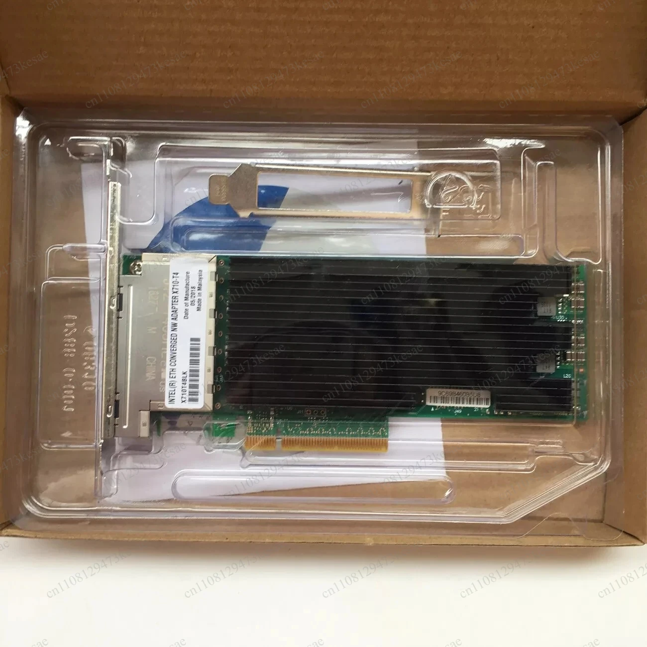 Intel X710-T4 4-Port 10GbE Ethernet Network Adapter | PCIe 3.0 x8 Server NIC (X710T4 / X710T4BLK)