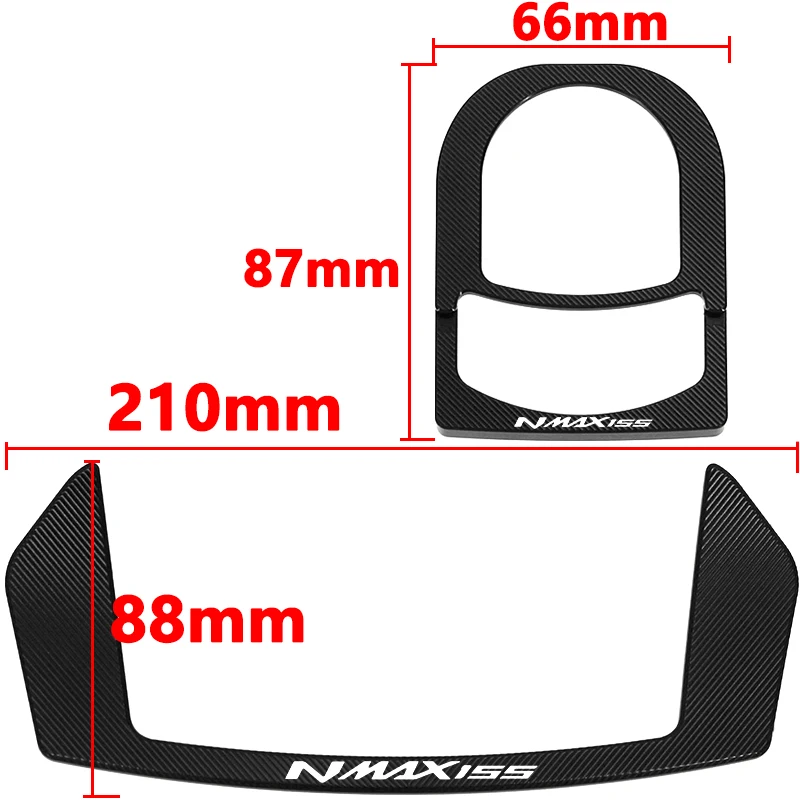 For Yamaha NMAX155 Motorcycle Speedometer Gauge Instrument Meter Ring Cove Electric Door Lock Switch Cover Cap Protector