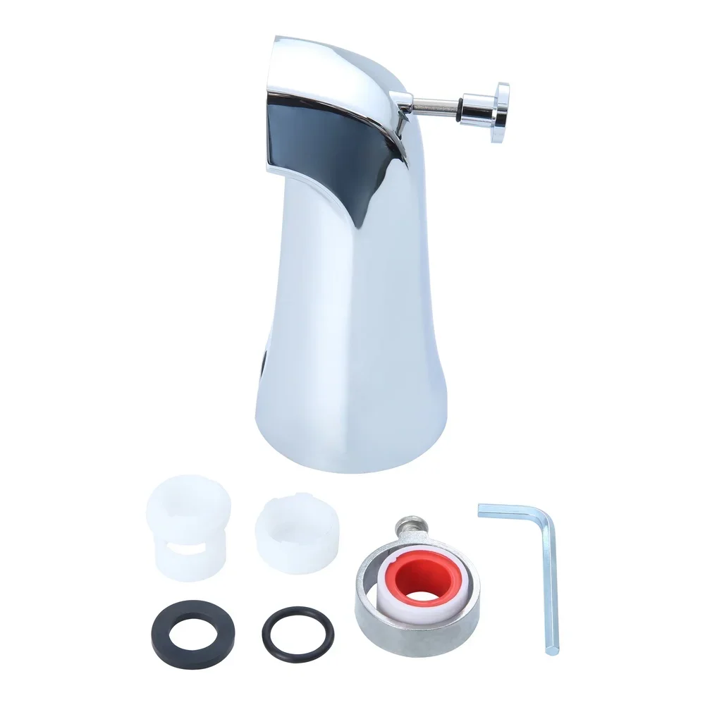 크롬 욕조 스파우트 쉬운 설치 고품질 내구성 욕실 액세서리 5.25 x 2.5 x 2.5 인치 0.7 lb 경량