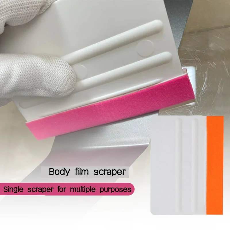 Car Film Wrap Tool Squeegee Vinyl Wrapping Spatula Window Film Scraper Cutter Color Change Film Scraper With Cloth Flannel