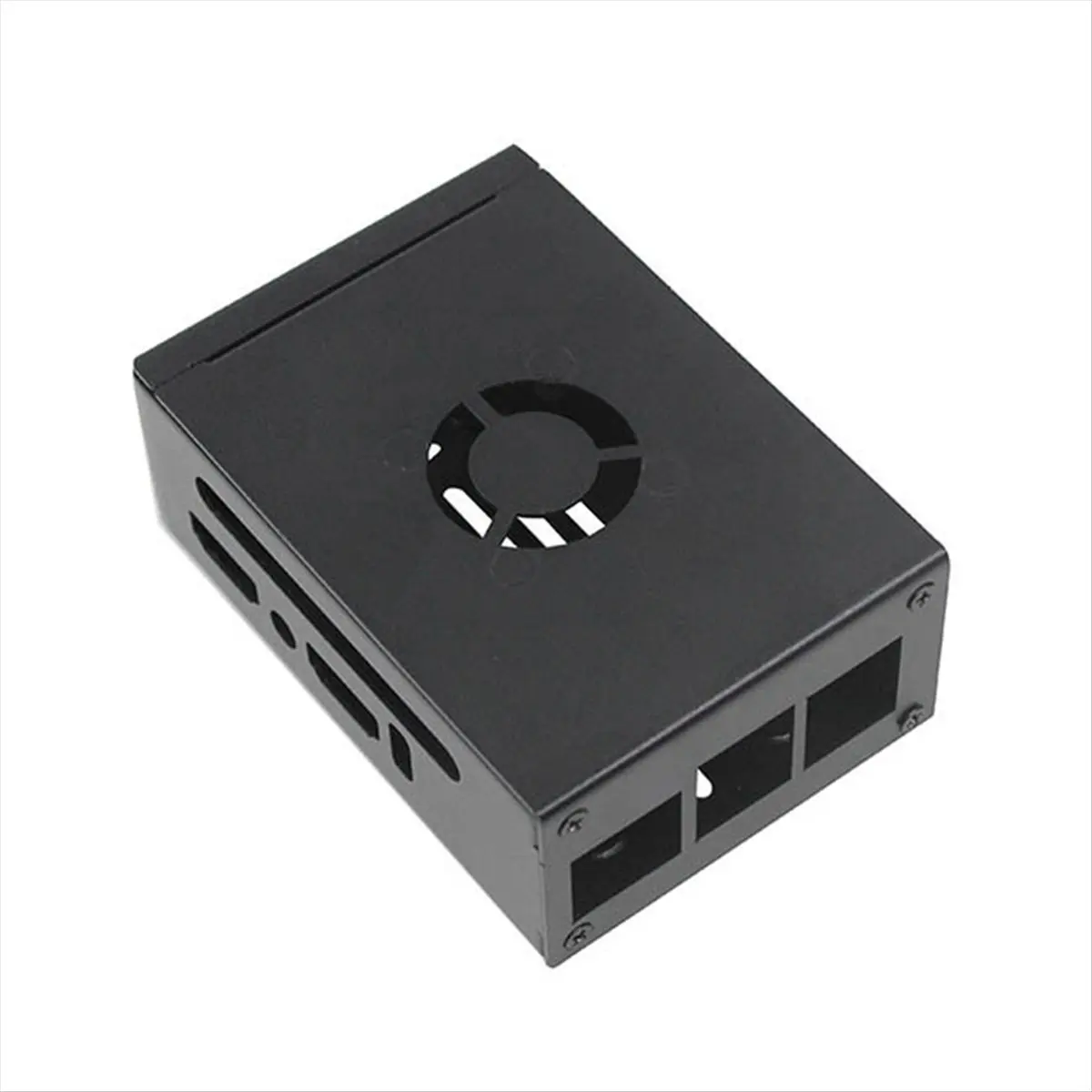 

[ABJZ] Для Orange Pi 5 Pro / Orange Pi 5 Max Металлический защитный чехол с охлаждающим вентилятором Алюминиевые радиаторы