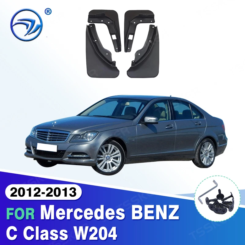 

For Mercedes BENZ C Class W204 Sport 2012 - 2013 2/4DOORS Car Mudflaps Mud Flaps Splash Guards Mudguards Flap Fender Accessories