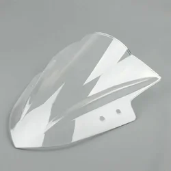 Motorcycle Clear Double Bubble Windscreen Windshield Screen ABS Shield Fit For Kawasaki EX300 Ninja 300 2013-2017