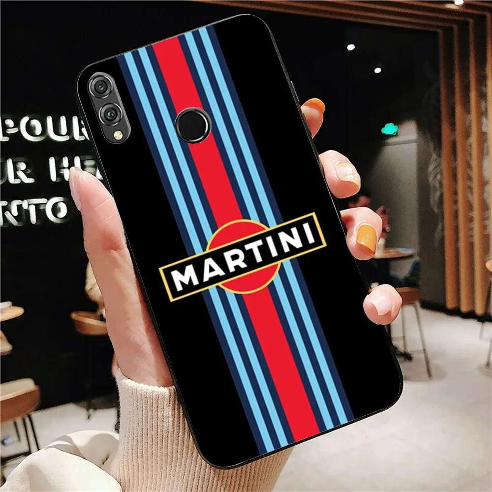 Racing Martini Phone Case For Huawei Honor 10 Lite 9 20 7A 9X 30 50 60 70 Pro Plus Soft Silicone Cover