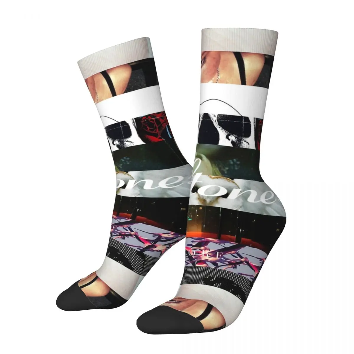 Deftones Band Logo Accessories Socks Cozy Skateboard Middle Tube Socks Cute for Mens Birthday Gifts Idea