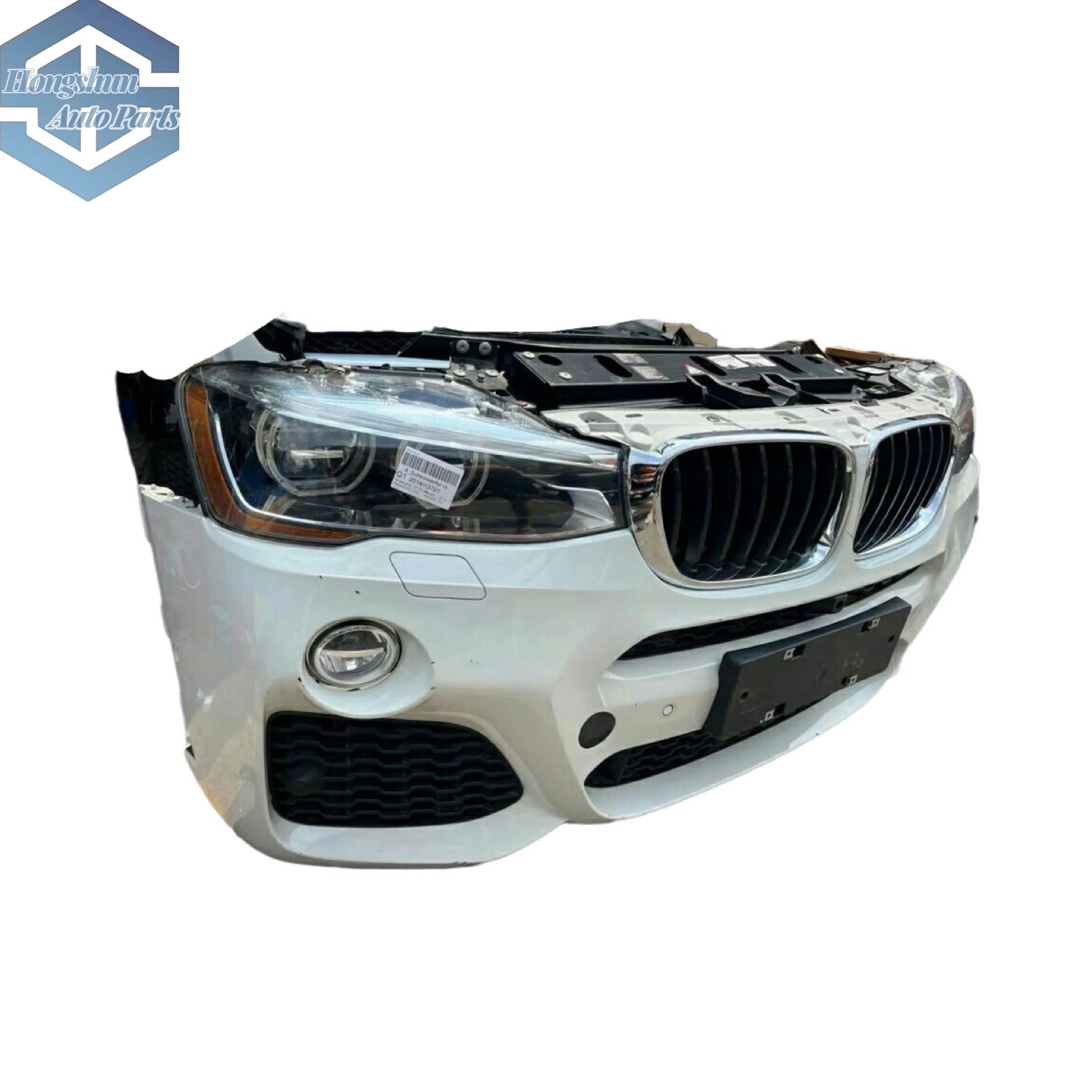 Suitable for BMW X3 G01 X4 G02 front bumper body kit parts radiator with grille fender hood headlight