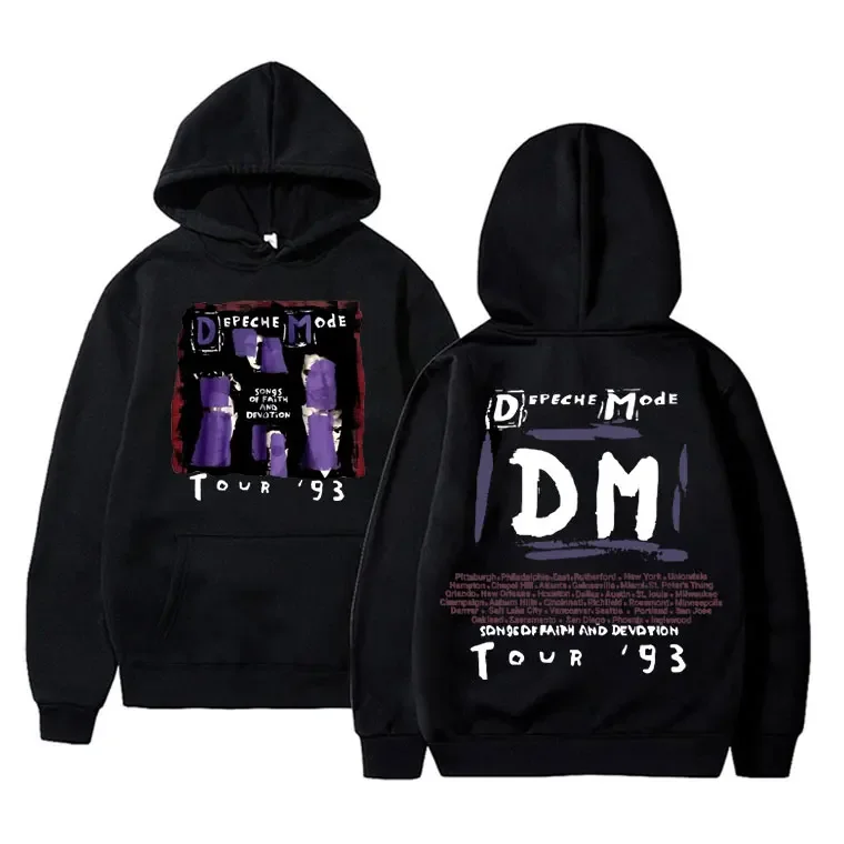 Band Depeche Cool Mode Memento Mori Tour 2023 Print Hoodie Men Women Hip Hop Vintage Sweatshirts Fashion Rock Oversized Hoodies