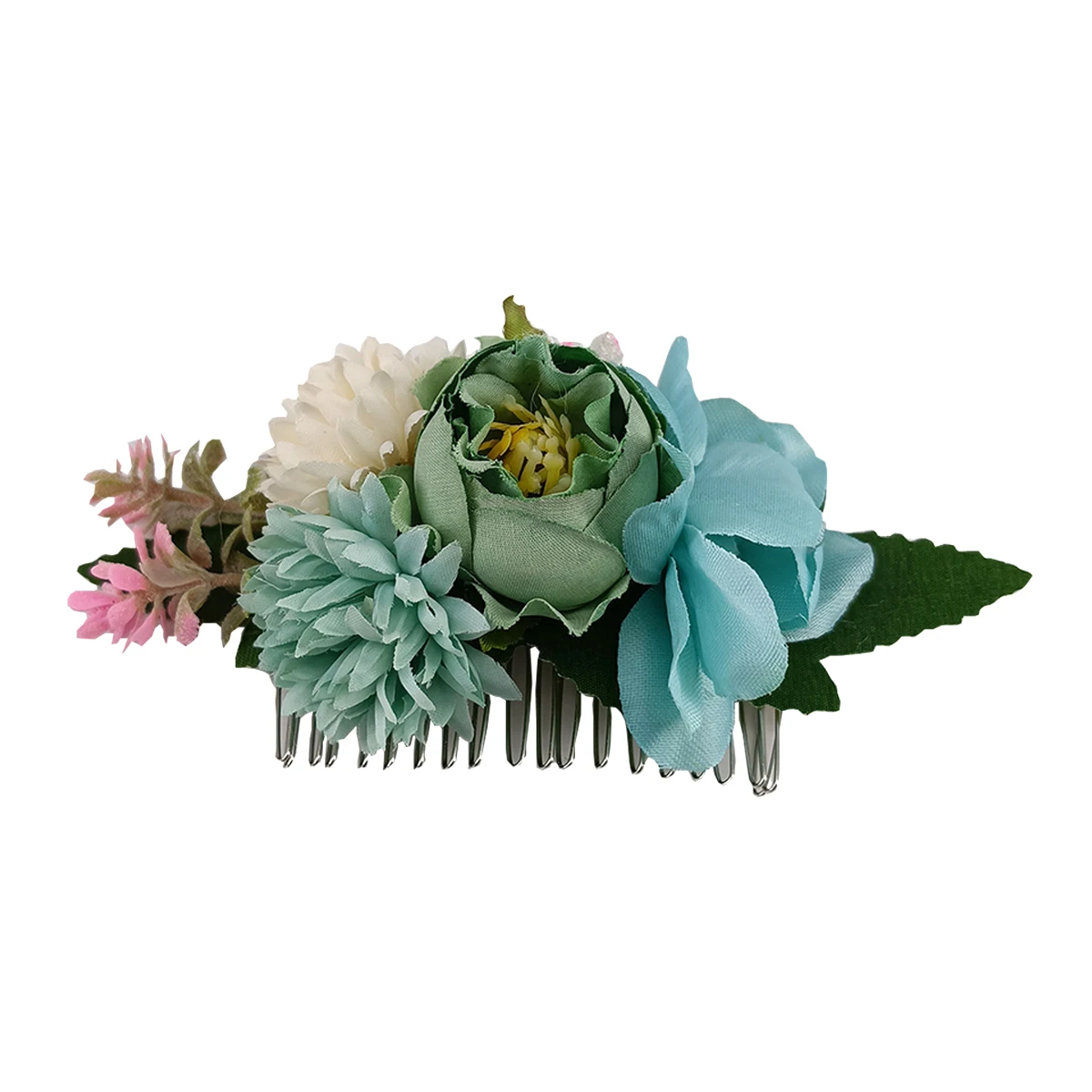 13 см невесты свадебные цветы металлические расчески для волос для весенних женщин и девочек заколки с цветочным принтом ретро заколка в виде розы