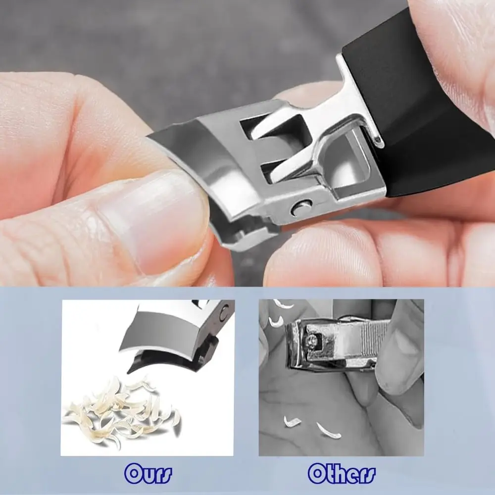 ที่ตัดเล็บมือแบบมืออาชีพ ป้องกันการกระเด็น ขอบเฉียง ทำจากสแตนเลส รูปทรงปากนกอินทรี สำหรับตัดแต่งเล็บมือ เครื่องมือทำเล็บ