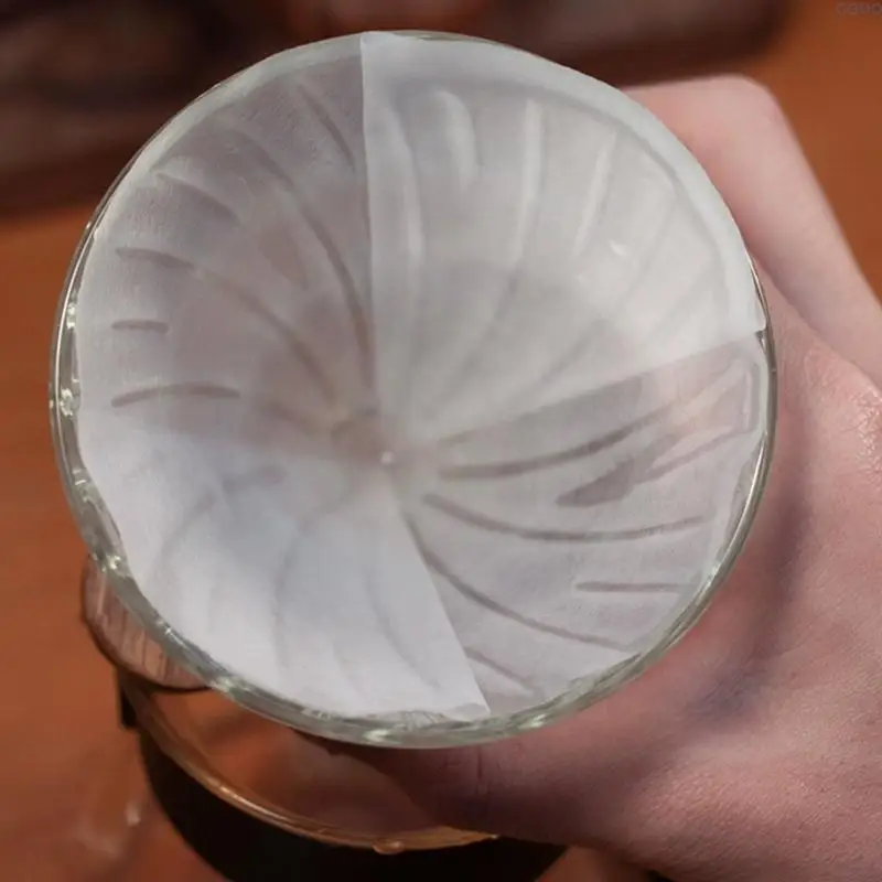 23GA Fold Paper Styles Coffee Filters Cone Set Ergonomic Designs Optimal Water Flows Filters Stand for Perfect Extraction