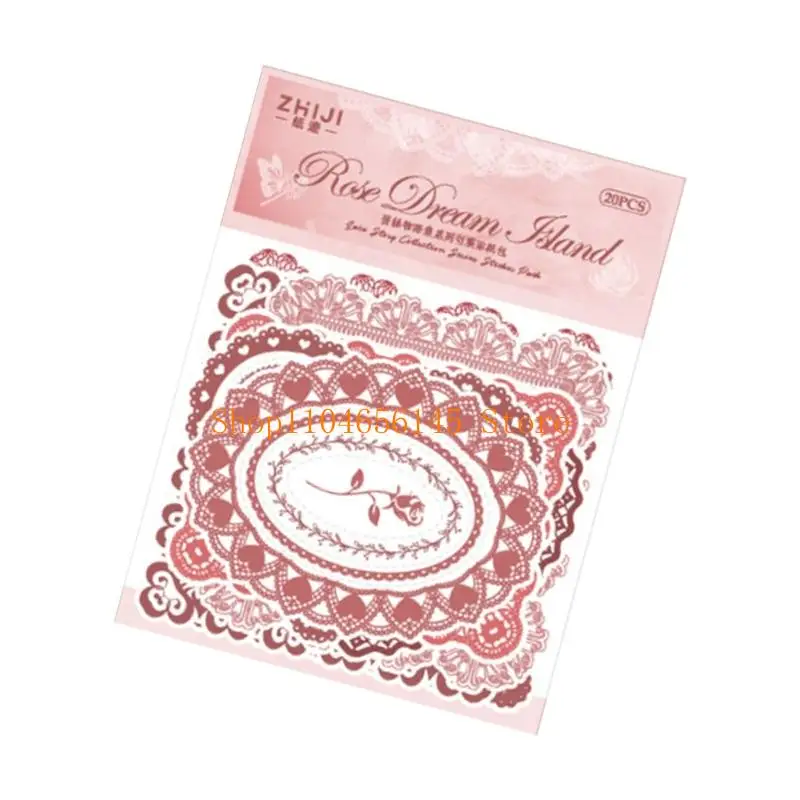 5Asd 20 feuilles Sticker Sticker Journaling Sticker Stationerner Sticker Sticker Autocollant Sticker Decorative Sticker For Kids