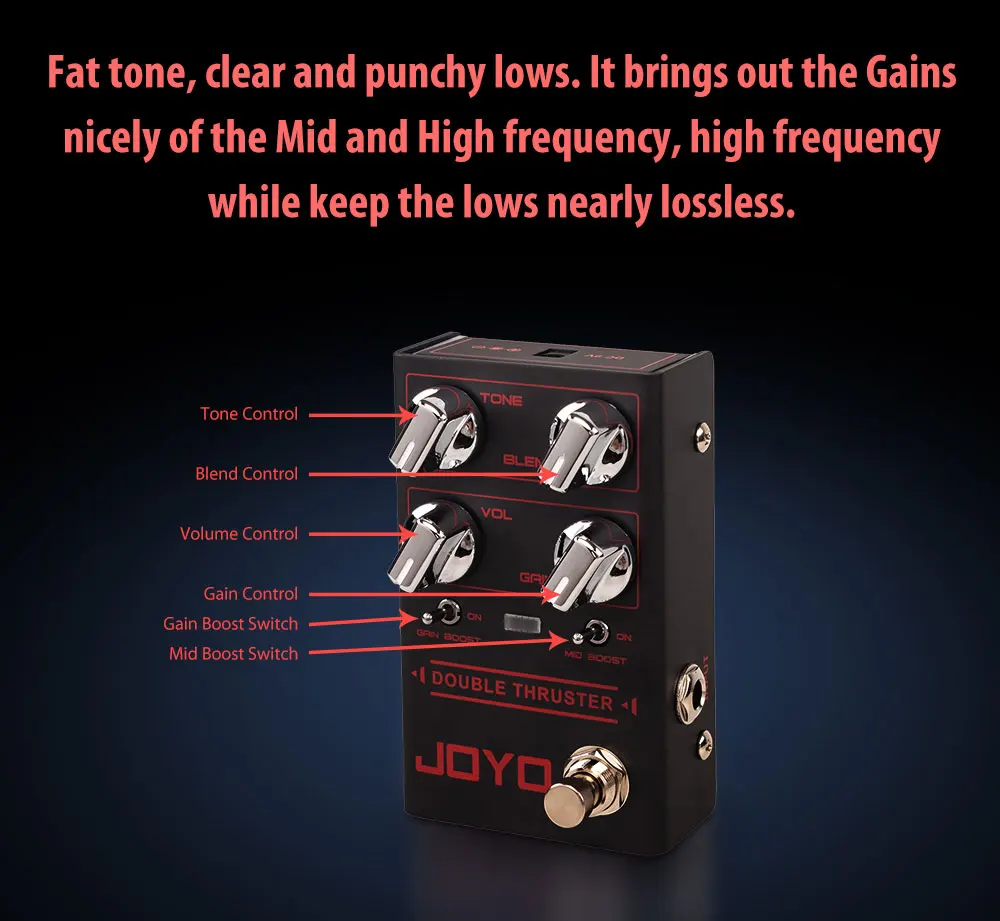 JOYO R-28 DOUBLE THRUSTER ベース用ペダル JOYO DOUBLE THRUSTER R-28