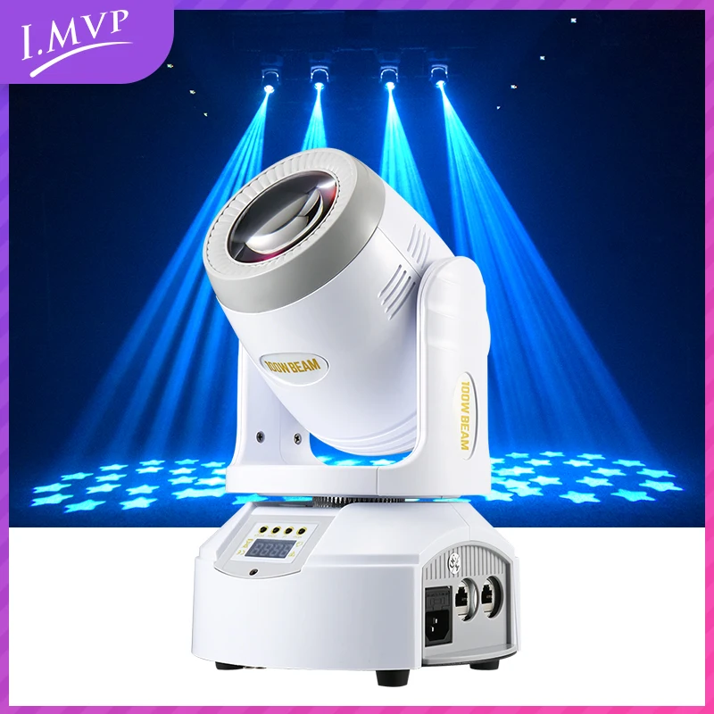 Mini Sharpy DMX DJ LED Beam Moving Head Light, KTV, Discoteca Sala Privada, Disco Stage Rotating, 100W