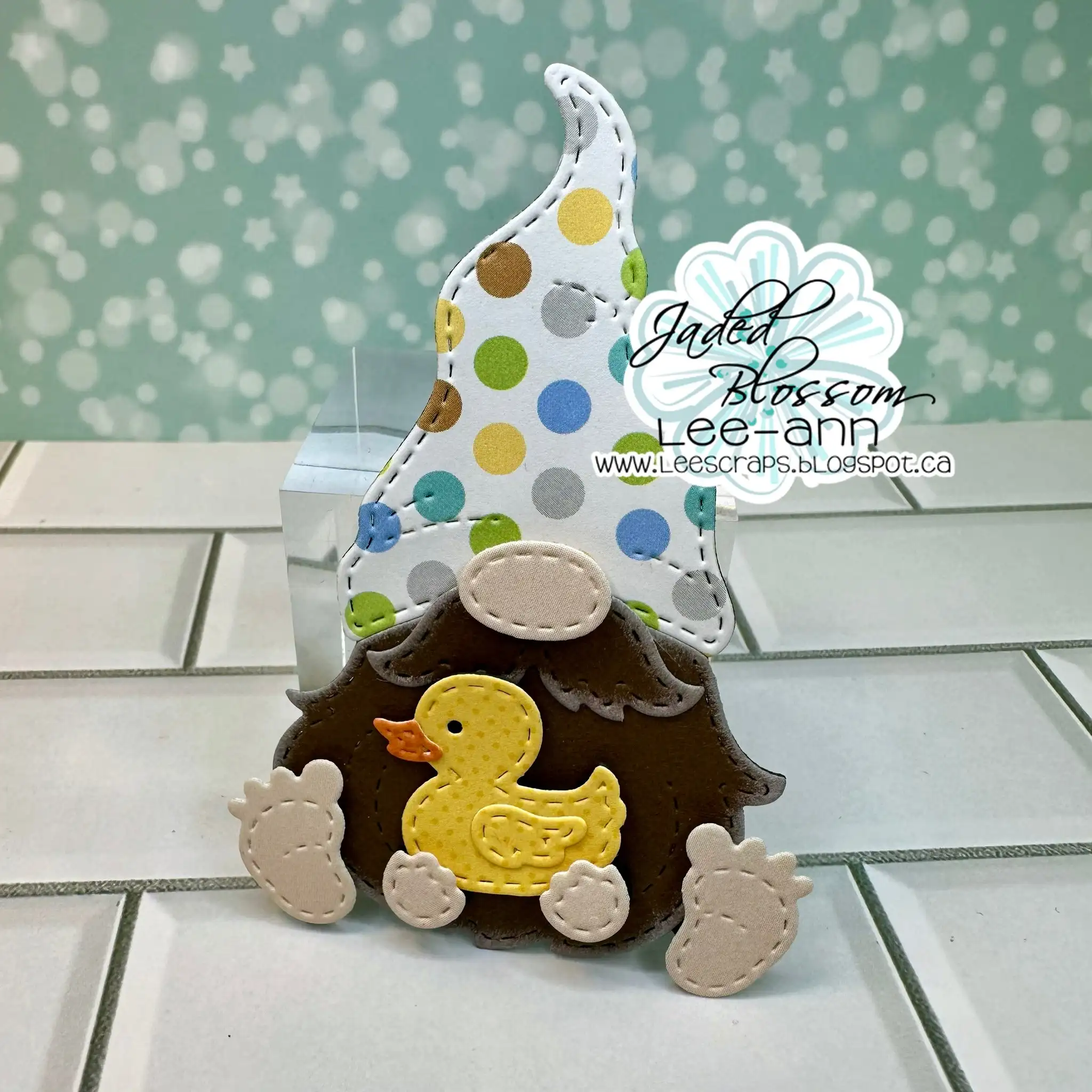 

Jaded Blossom Gnome Dies: Baby Add Ons Little Gnomie April 2026 New Metal Cutting Dies Stamps for DIY Handmade Scrapbooking Card