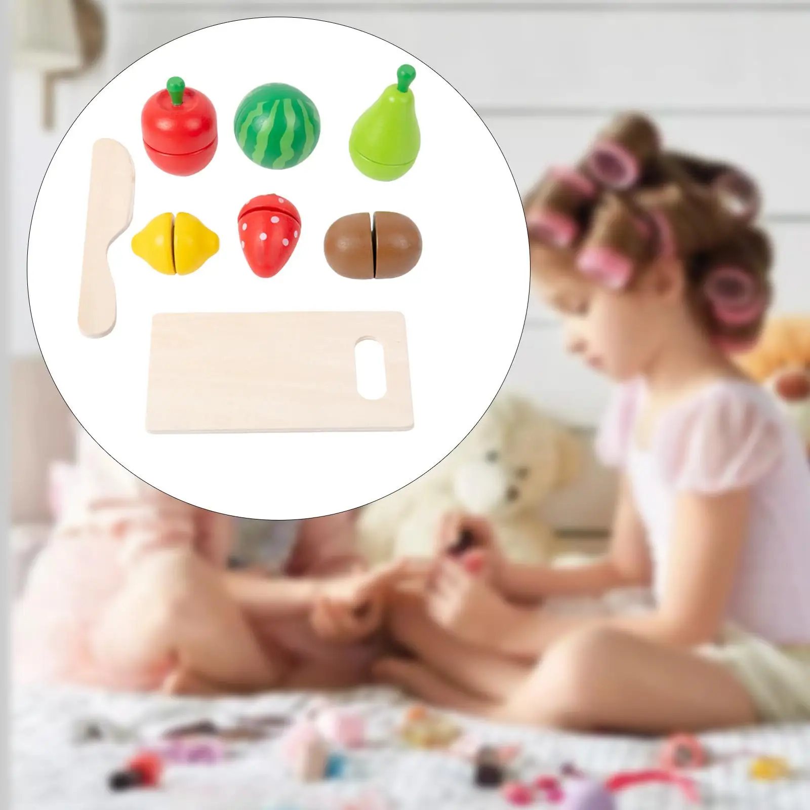 Snijspeelgoed Doe alsof voedselspeelgoed, vroeg educatief speelgoed Kinderen doen alsof ze keukenaccessoires spelen