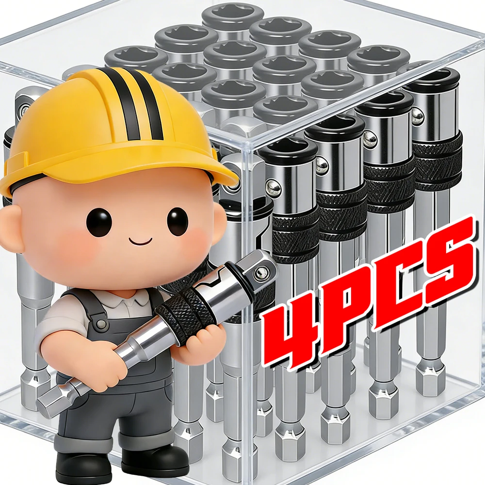 

Набор из 1/4 шт. переходников-адаптеров 1/4 дюйма с шестигранным на квадратный привод, удлинитель для насадок, инструмент для конвертации, 2-в-1