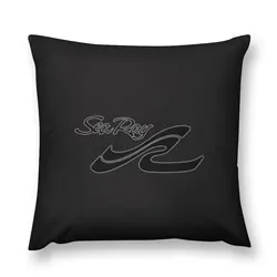 Sea Ray Boat Black Logo Essential Throw Pillow Cushions Sitting Cushion