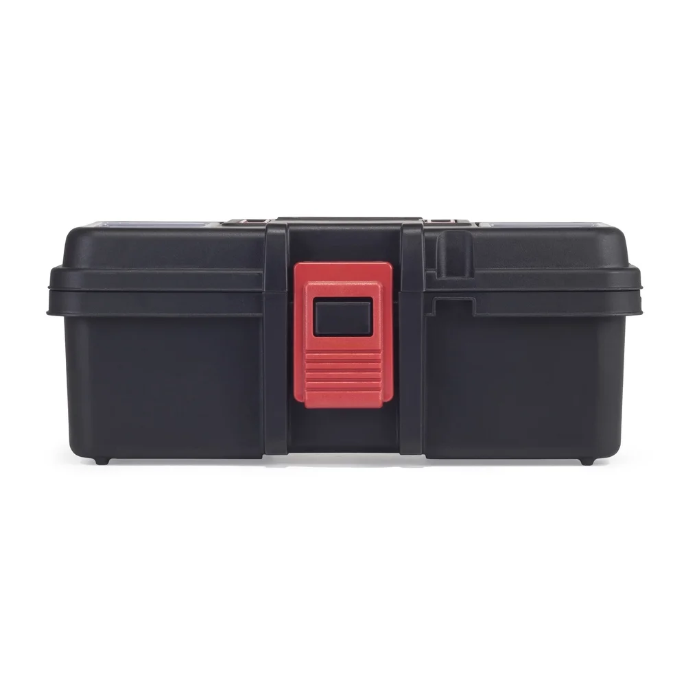 13 นิ้ว Heavy Duty กล่องเครื่องมือพลาสติกพร้อมจัดเก็บแบบพกพา DIY โรงรถหัตถกรรมงานอดิเรก Pad Lock Ready