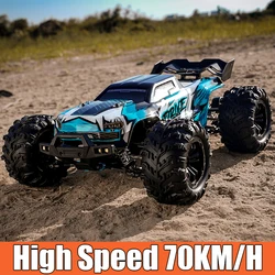 Samochody RC High Speed zdalnie sterowanym samochodowym bezszczotkowe 4WD 70 KM/H Rc samochód Off Road 4x4 Monster Truck zdalnie sterowane auto do driftu zabawki dla chłopców prezent