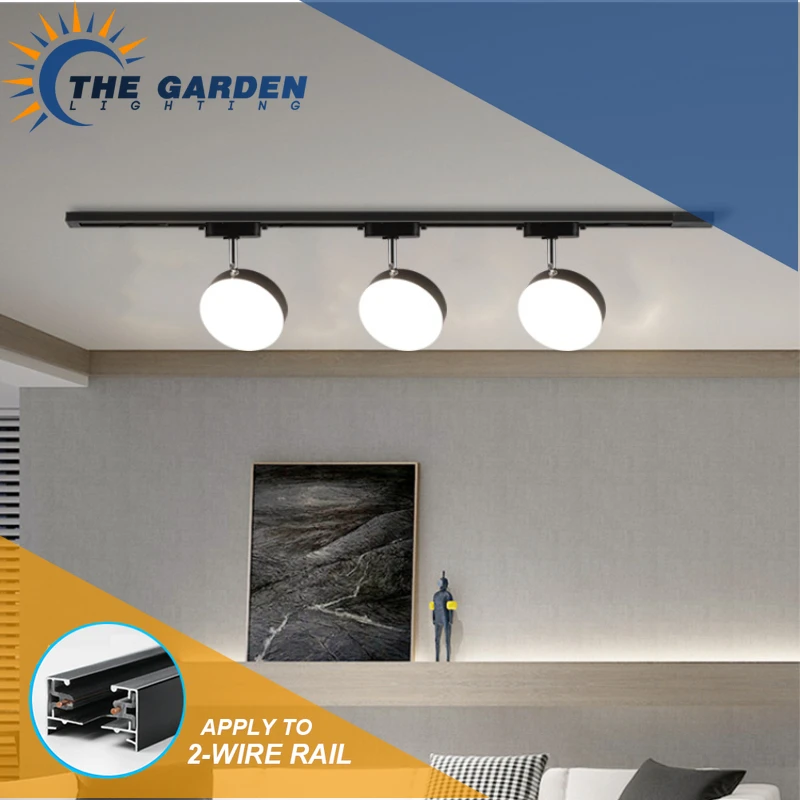 

LED Floodlight Track Modern Simple Lighting Systems Cob Industrial Track Rail Lamp Room Lamp Home Corridor Shop Kitchen Lighting