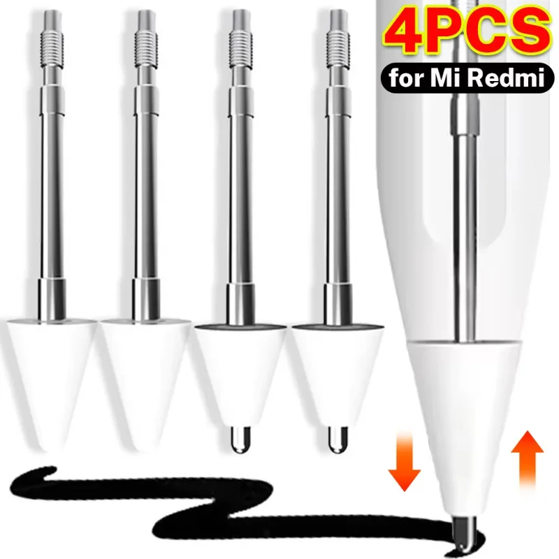 

Сменные наконечники для стилуса Xiaomi Mi Redmi Pencil (1/2/4 шт.), высокочувствительные, для письма и рисования на планшете