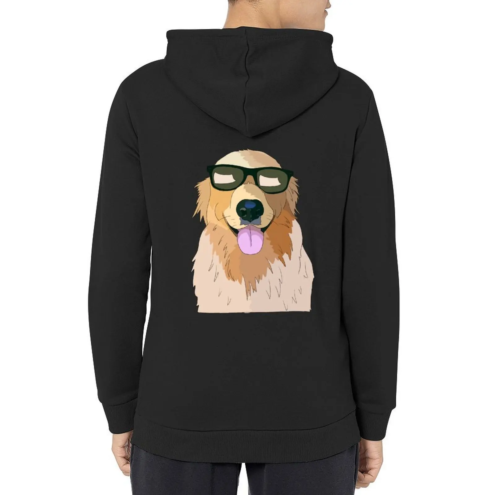 

Coolest Retriver in the Land Hoodie autumn mens clothes anime clothing mens designer clothes hoodie for men