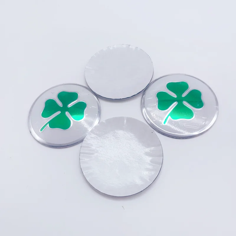 4pcs 56mm 60mm for 159 Mito GT Lucky Symbol Four Leaf Clover Car Emblem Auto Car Wheel Center Hub Caps Stickers For Giulietta