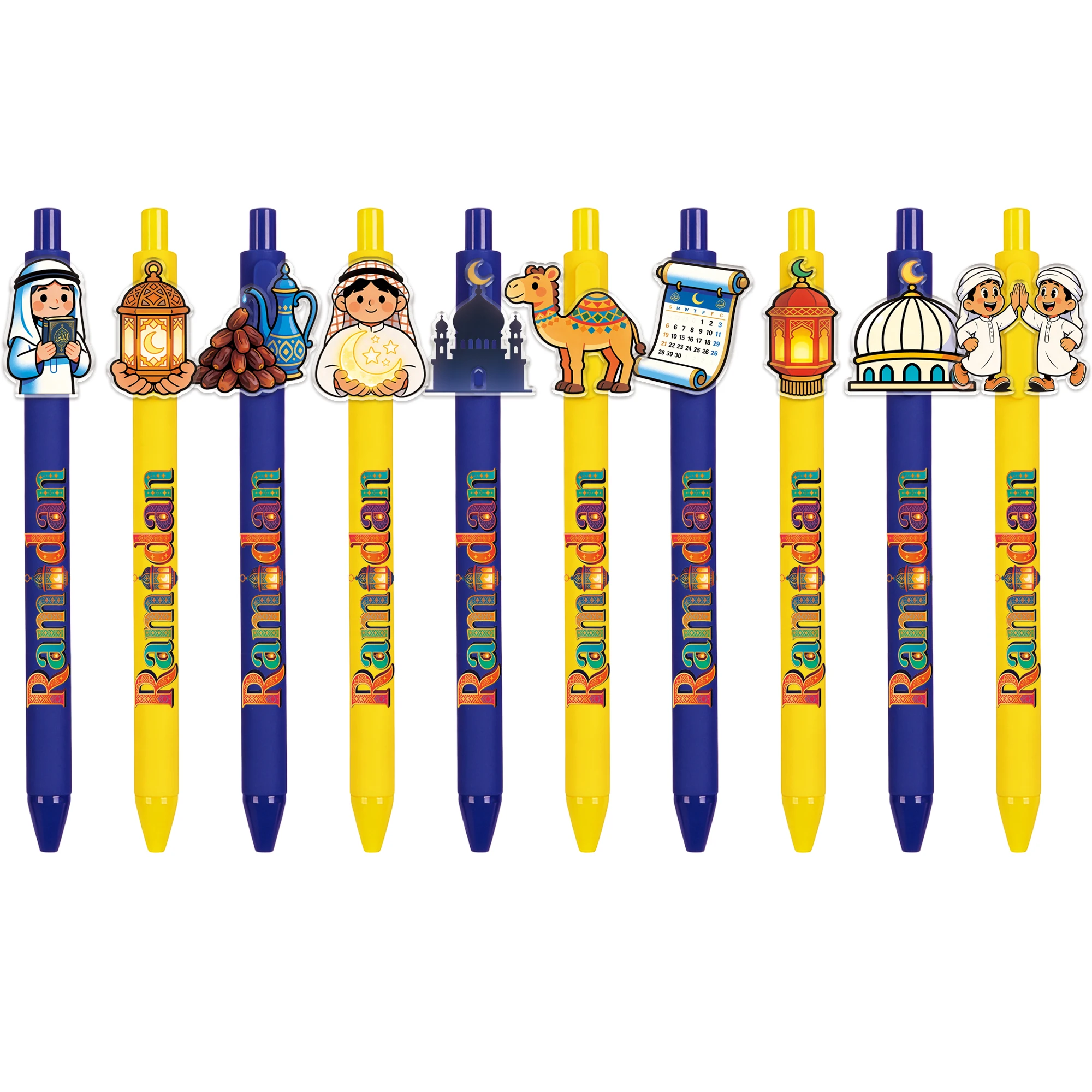 

10PCS/20PCS Eid al Fitr themed ballpoint pen Moon Festival gift ballpoint pen school stationery gift