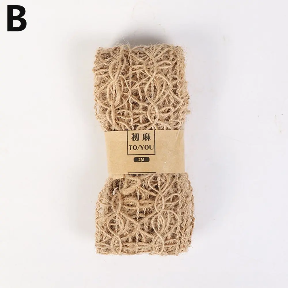 2M Mode Bruiloft Decoratie Feestartikelen Henneptouw String Natuurlijke Jute Hessische Jute Geschenkverpakking