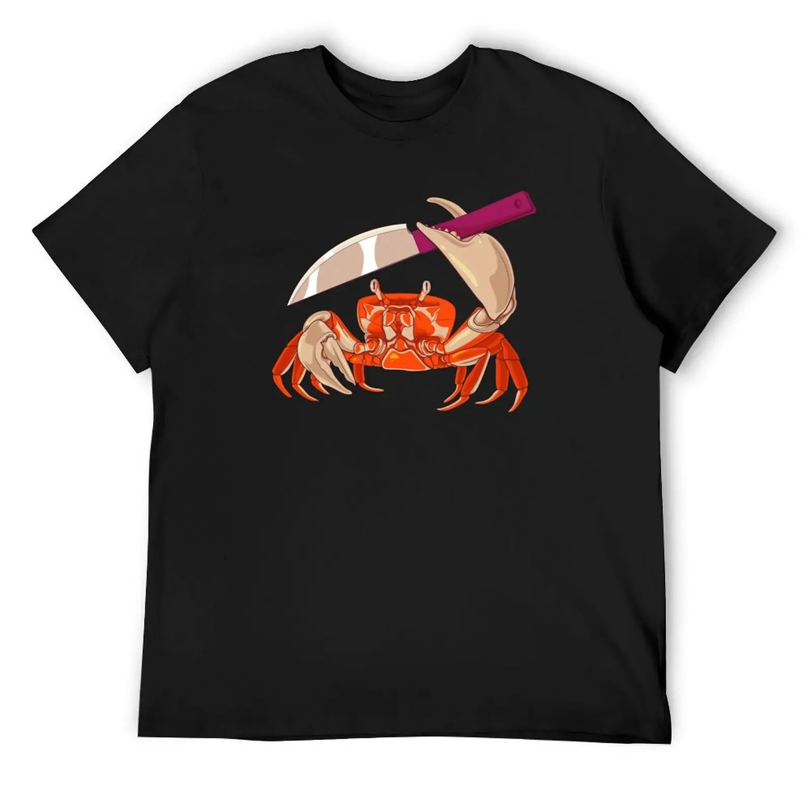 

Crab. Crab with a knife. T-Shirt fashion shirts sublime tshirts personalised oversized t shirt T-shirt men