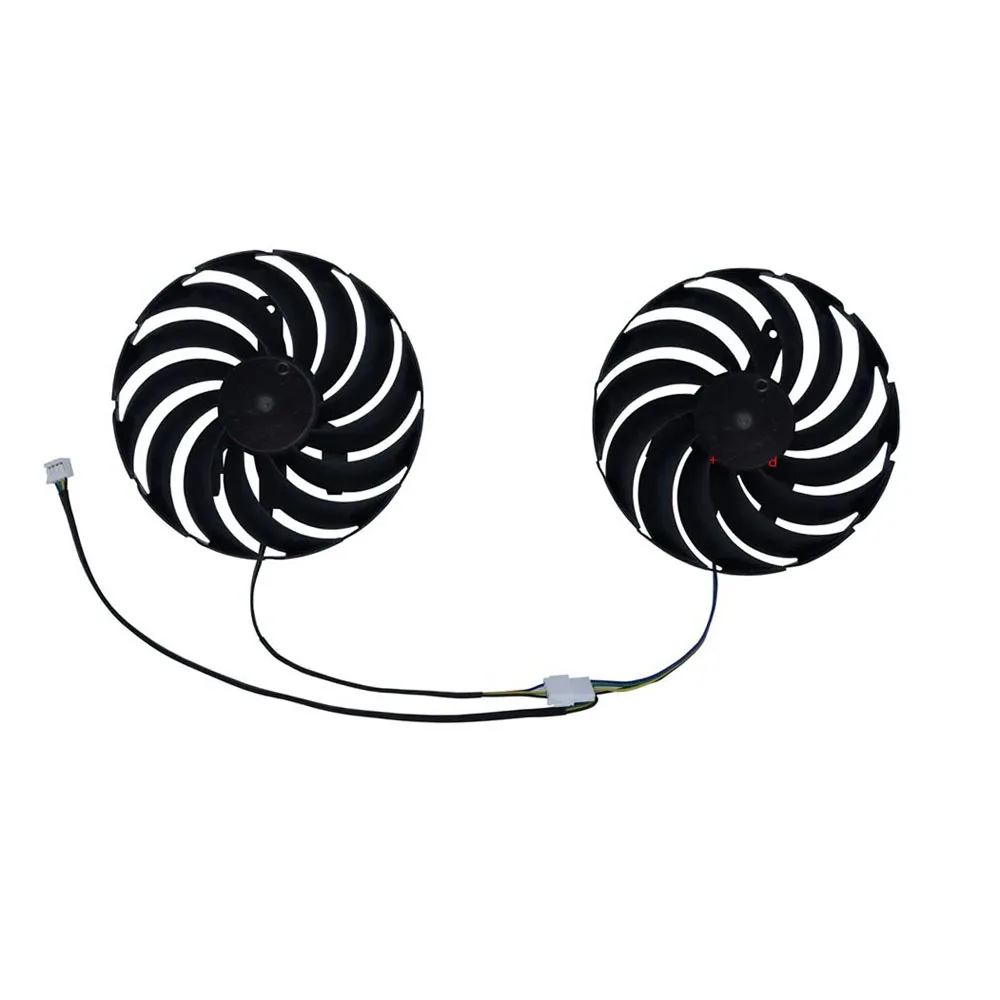 Video Card Cooler Graphics Cards Fan For Sapphire RX6700 RX6700XT 6700XT PULSE,2Pcs/Set,CF1010U12D