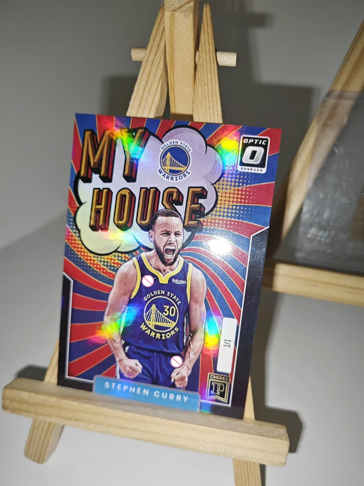 Karty kolekcjonerskie Panini Wysoka imitacja DIY Messi Ronaldo Jordan Curry James Wembanyama Refrakcyjny geniusz Prezenty świąteczne