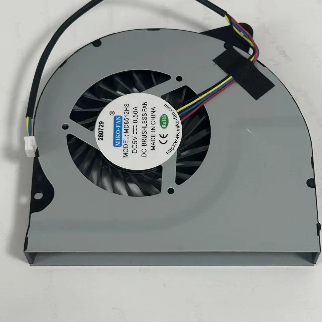 COOLCOX MD8512HS DC 5 V 0,50 A 4-Draht-Server-Lüfter