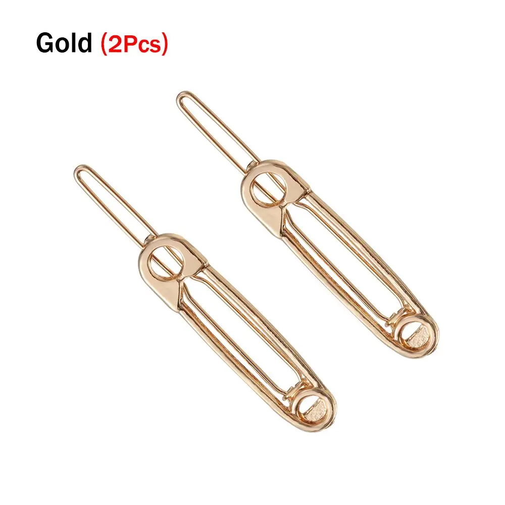 Gift Fashion Brooch Pin Shape Hair Accessories Headress Safety Pin Hairpins Barrettes Hair Clips for Women Girls Hairpin