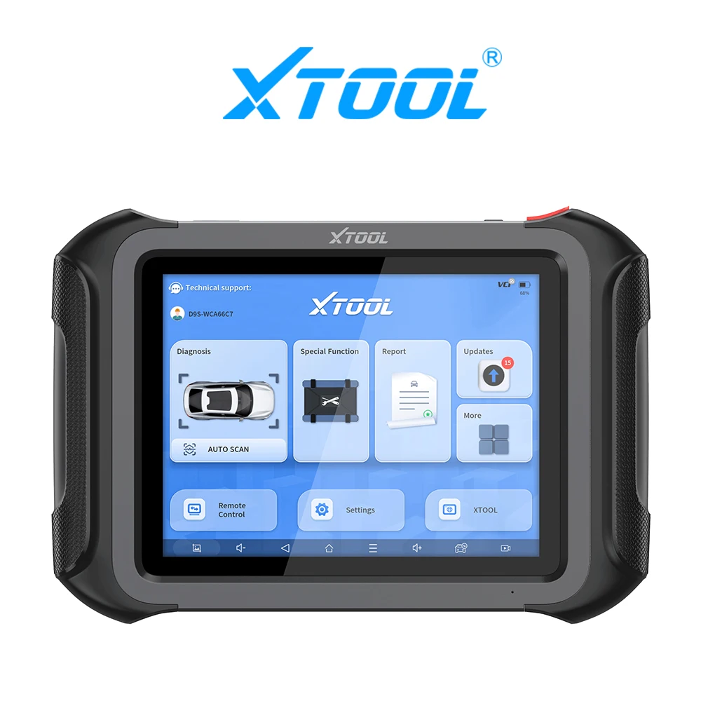 XTOOL D9S Automotive Scanner,ECU Coding, Topology Map,Key Programmer Tool,Bi-Directional Control , BT All System Diagnostic Tool