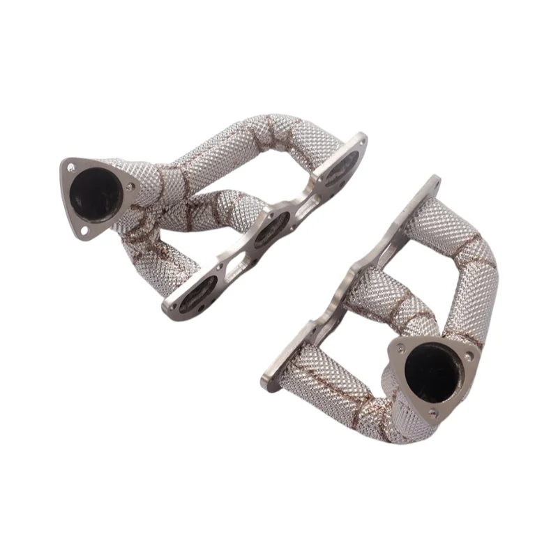 High-Performance 304 Stainless Steel Exhaust Manifold 2016+ for Porsche 911Turbo 991.2/3.8T  Manifold