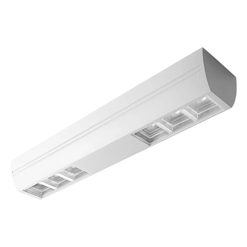 Ultra-thin surface-mounted spotlights, living room ceiling without main light, LED long strip anti-glare gall light grille, bedr