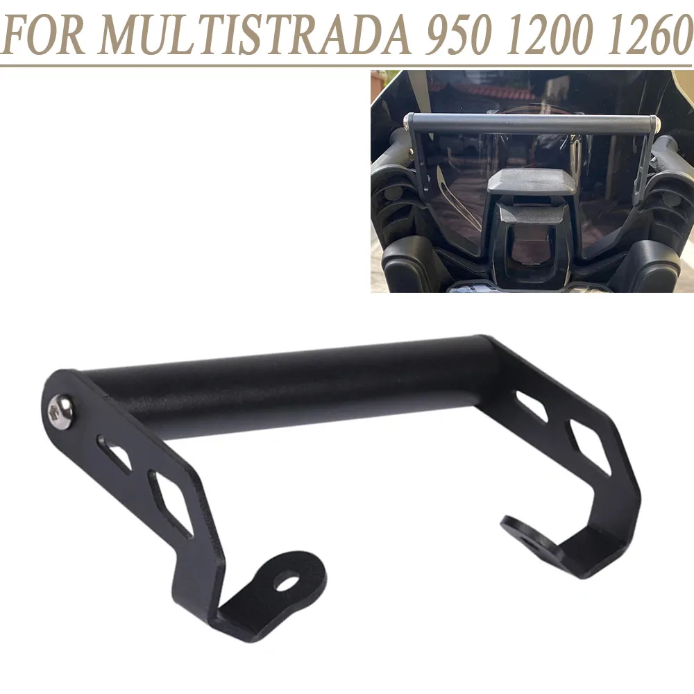 

For DUCATI MULTISTRADA 950S 950 Phone Holder Mount Navigation Holder GPS Bracket Plate Multistrada 1200 S 1200S 1260 ENDURO