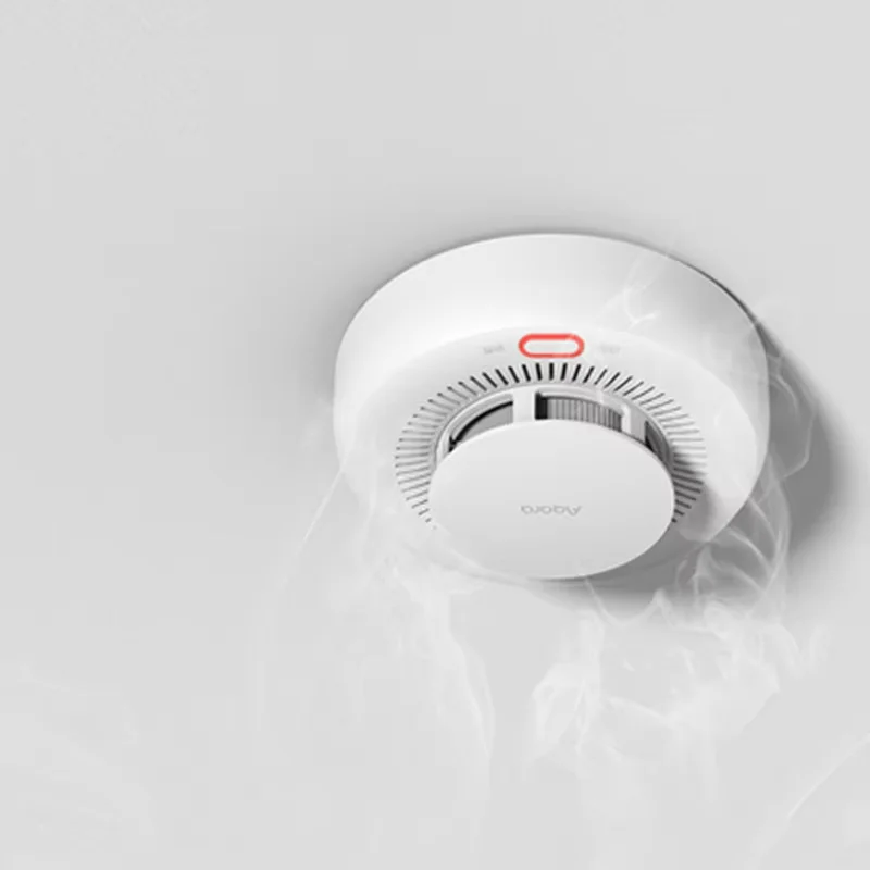 Aqara Sensor Alarm Asap Zigbee 3.0 Detektor Sensor Merokok Dapur Rumah Pintar Nirkabel Bekerja dengan Sensor Aplikasi Homekit & Mijia