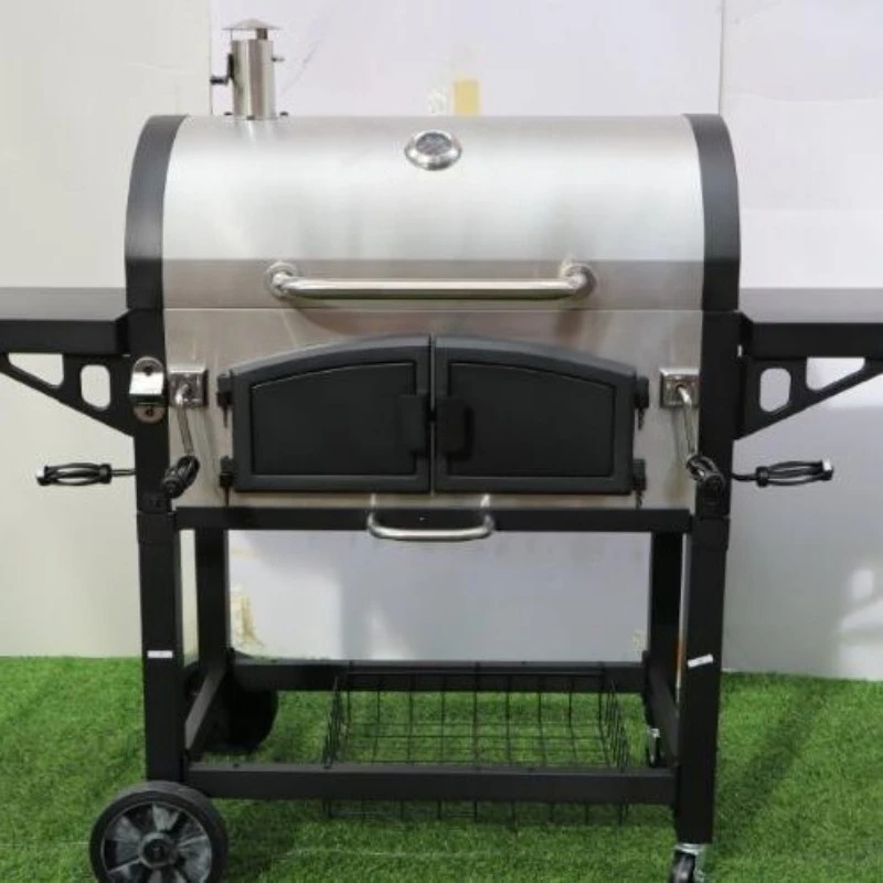 

Export high-end charcoal stove, stainless steel cover, movable grill