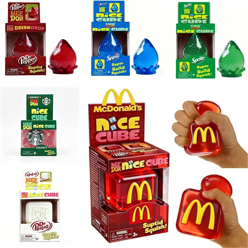 2026 Schylling Needoh Nice Cube Sensory Toy Stress Relieving Block Pinch Release Puzzle