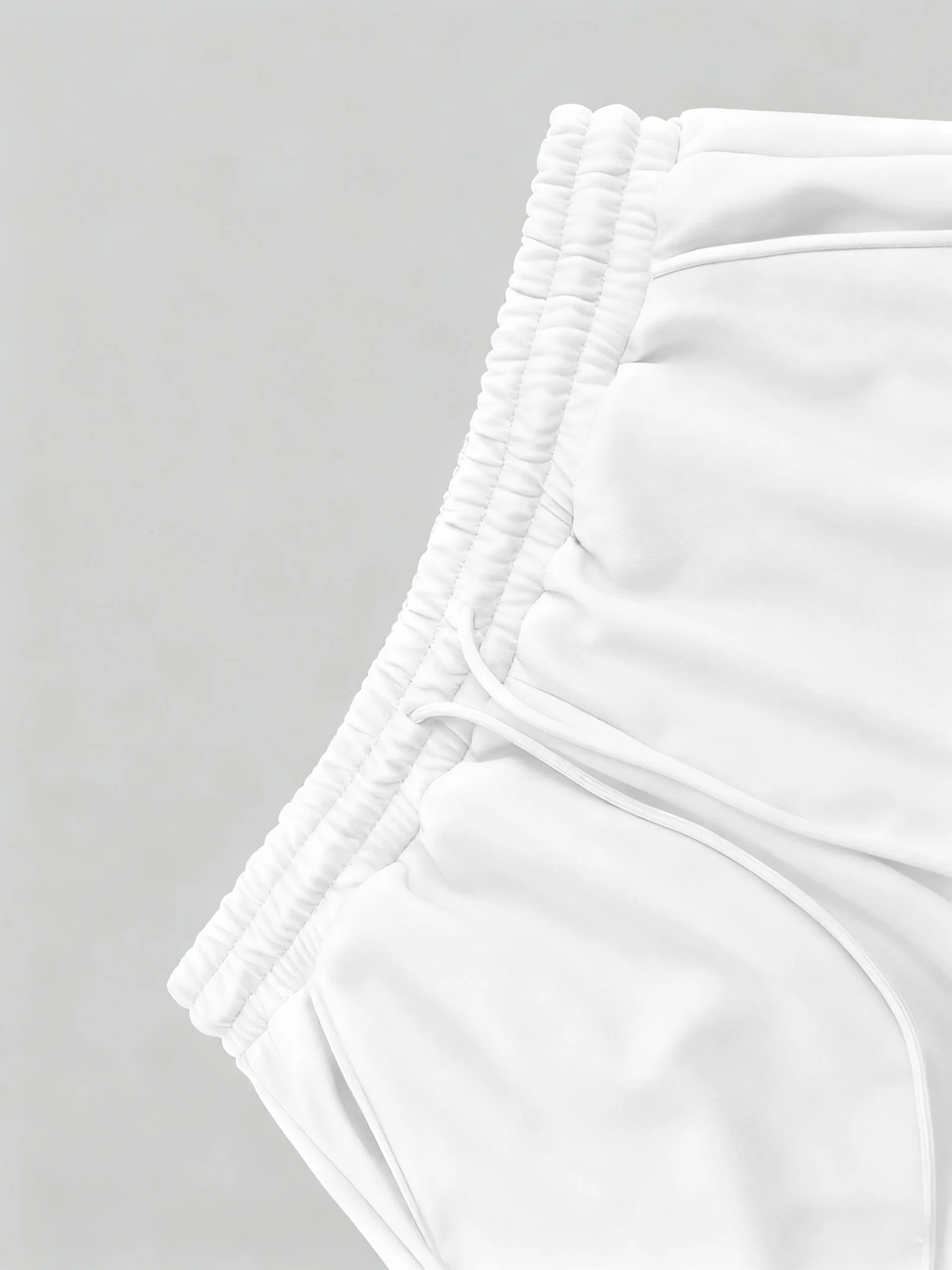Men's athletic pants featuring the unique "FAITH OVER FEAR" slogan and a graphic print combining a crown of thorns with a cross. view 6