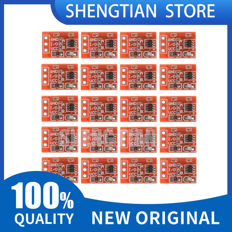 20/50/100PCS TTP223 Touch Button Module Capacitor Type Single Channel Self Locking Touch Switch Sensor for Arduino