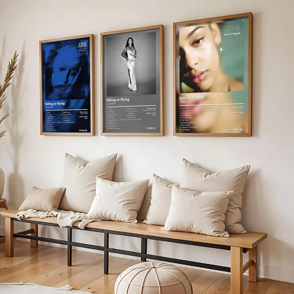 J-Jorja S-Smith Album Poster Stickers HD Painting Self-Adhesive Art for Bedroom Living Room Home