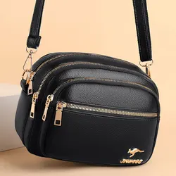 Trendy Multi-layered Fashionable Bag For Women, Versatile Crossbody Bag, Large Capacity For Daily Work Commute.
