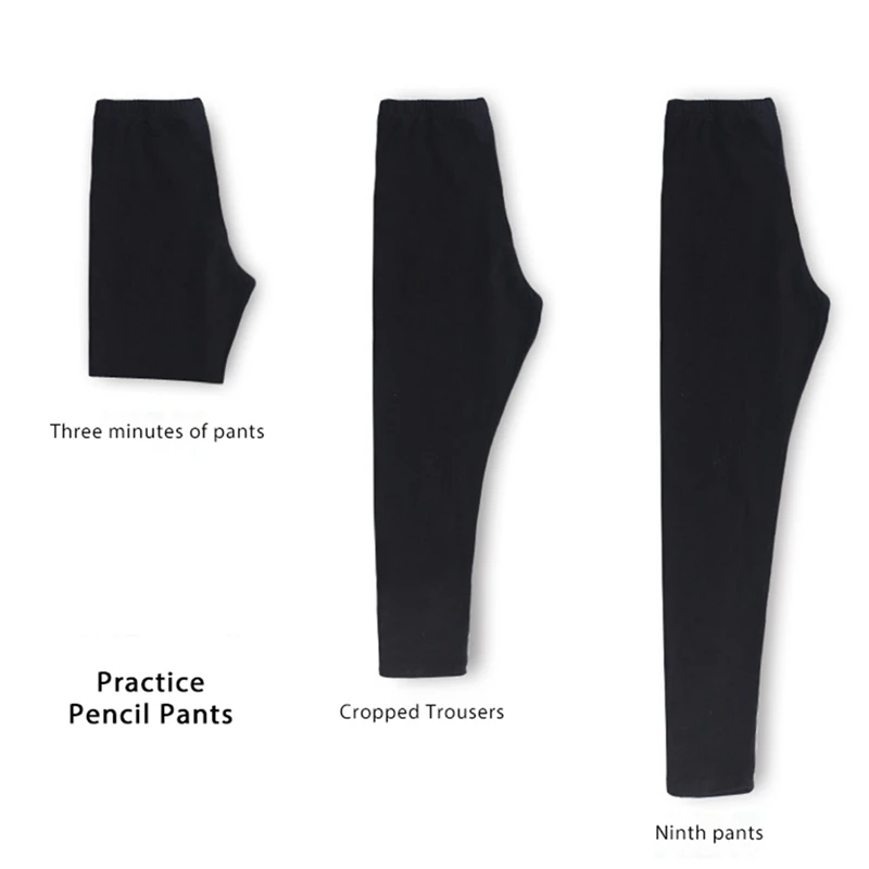 

4-12 Years Kids Girls Ballet Leggings Gym Workout Shorts Children Fitness Gymnastics Soft Bottom Elastic Waistband Skinny Pants