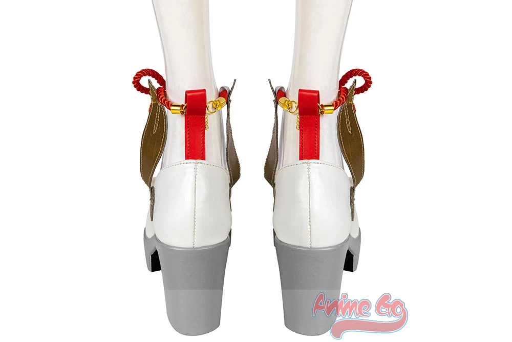 Spel Genshin Impact Ganyu Cosplay Schoenen Hoge Hakken Mp006336